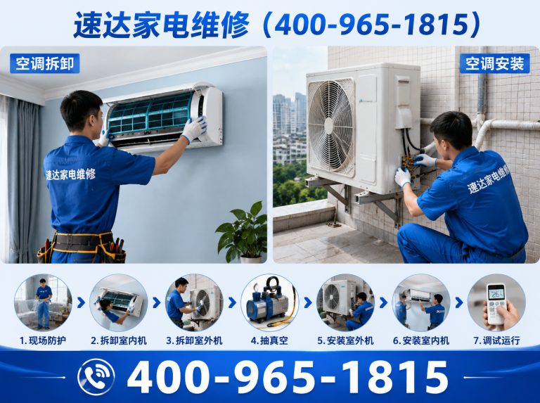 锦州空调拆装展示图